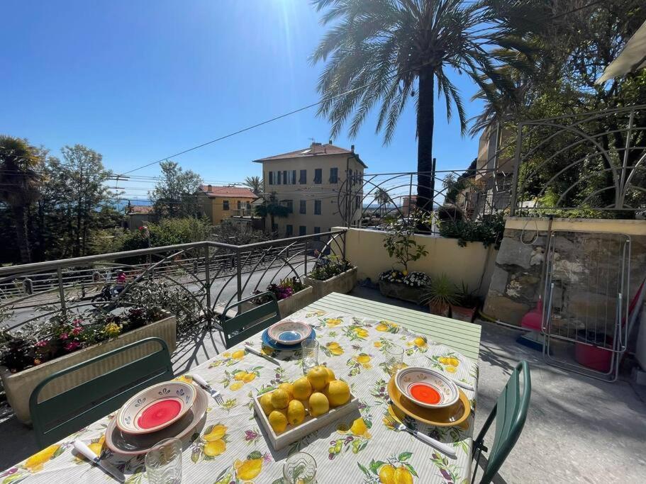 Casa Visconti, Bordighera, Vista Mare Exterior foto